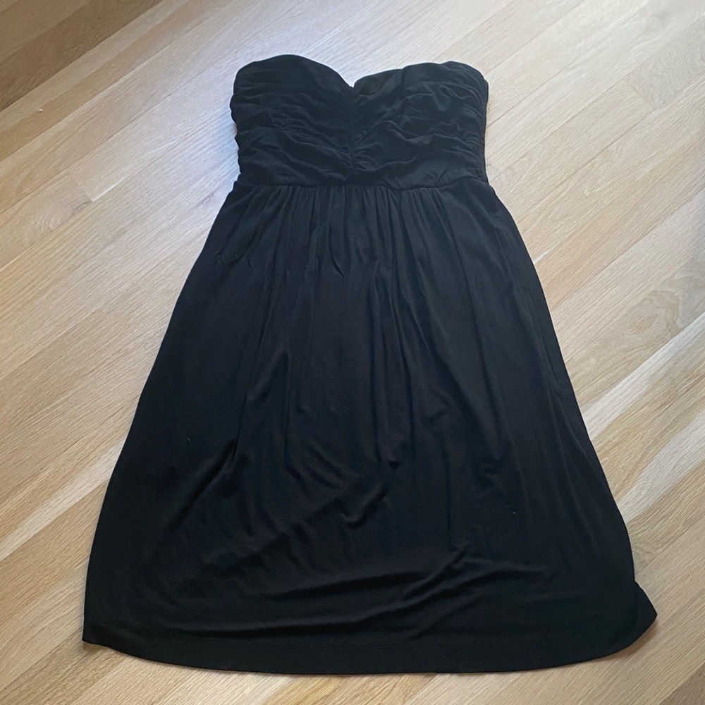 Black Strapless Dress